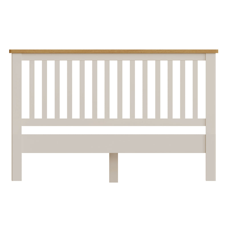 Beverley Dove Grey  Bed 5' King 168 x 211 x 105 cm