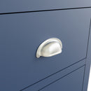 Aldeburgh Blue Chest of 5 Drawers - Narrow