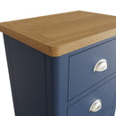 Aldeburgh Blue Chest of 5 Drawers - Narrow
