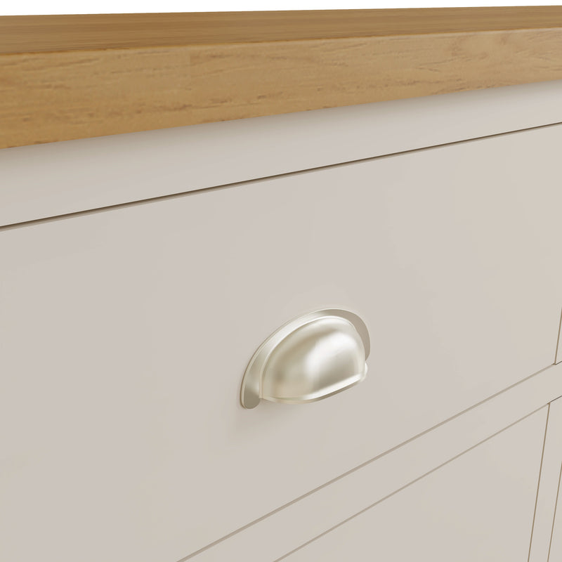 Beverley Dove Grey  Chest of 6 Drawers 115 x 40 x 78 cm