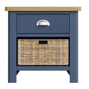 Aldeburgh Blue Cabinet 1 Drawer 1 Basket 50 x 30 x 50 cm