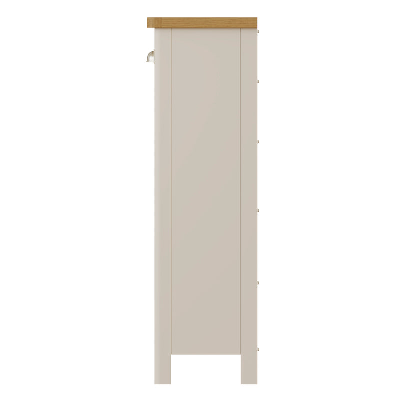 Beverley Dove Grey Cabinet 1 Drawer 3 Basket 50 x 30 x 100 cm