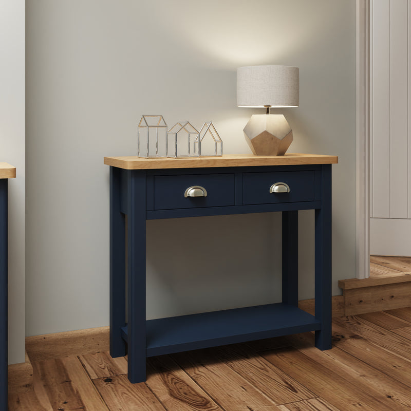 Aldeburgh Blue Console Table 85 x 32 x 75 cm