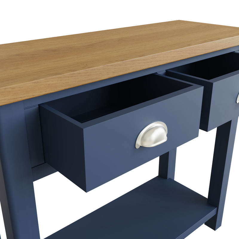 Aldeburgh Blue Console Table 85 x 32 x 75 cm