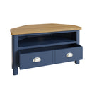Aldeburgh Blue Corner TV Unit 90 x 44 x 48 cm
