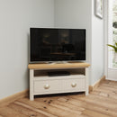 Beverley Dove Grey  Corner TV Unit  90 x 44 x 48 cm