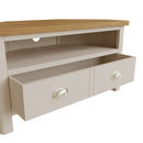 Beverley Dove Grey  Corner TV Unit  90 x 44 x 48 cm