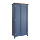 Aldeburgh Blue Wardrobe 2 Door Full Hanging