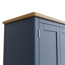 Aldeburgh Blue Wardrobe 2 Door Full Hanging