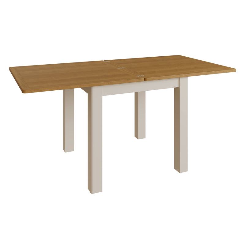 Beverley Dove Grey Flip-Top Table 85 x 85 x 78 cm