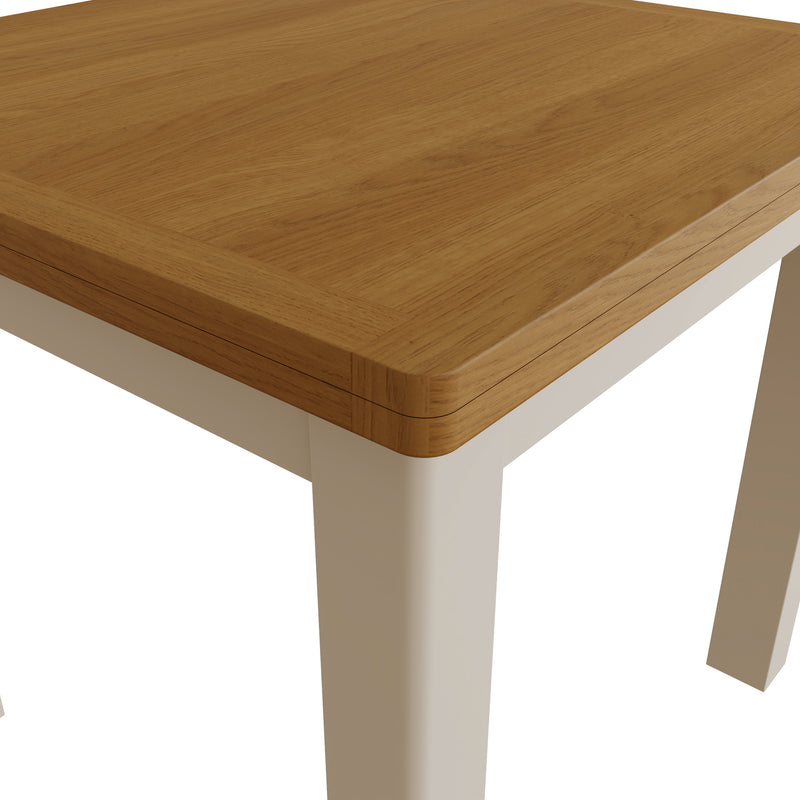 Beverley Dove Grey Flip-Top Table 85 x 85 x 78 cm