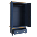 Aldeburgh Blue Wardrobe Double with Drawer