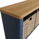 Aldeburgh Blue Hall Bench 80 x 30 x 50 cm