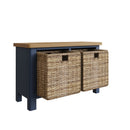 Aldeburgh Blue Hall Bench 80 x 30 x 50 cm