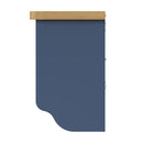 Aldeburgh Blue Wall Coat Rack with Mirror 80 x 15 x 50 cm