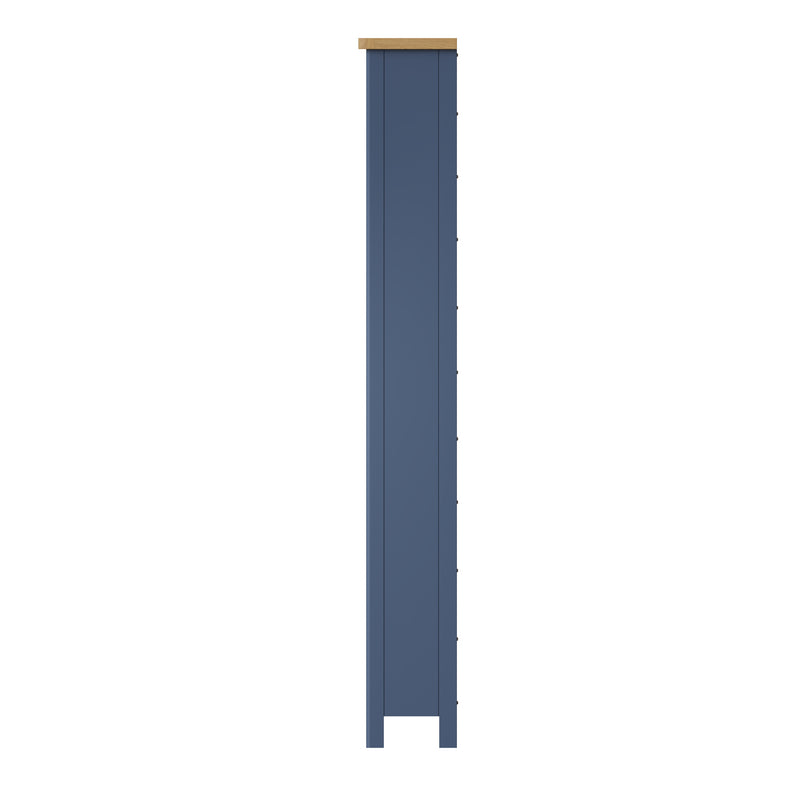 Aldeburgh Blue Bookcase Large 60 x 25 x 180 cm