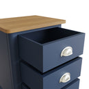 Aldeburgh Blue Bedside Table with 3 Drawers