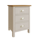 Beverley Dove Grey  Bedside Table with 3 Drawers 42 x 35 x 58 cm