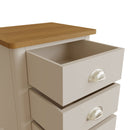 Beverley Dove Grey  Bedside Table with 3 Drawers 42 x 35 x 58 cm