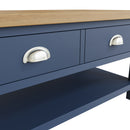 Aldeburgh Blue Coffee Table Large 90 x 50 x 45 cm