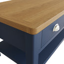 Aldeburgh Blue Coffee Table Large 90 x 50 x 45 cm