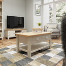 Beverley Dove Grey  Coffee Table Large 90 x 50 x 45 cm