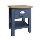Aldeburgh Blue Lamp Table 1 Drawer 40 x 36 x 47 cm