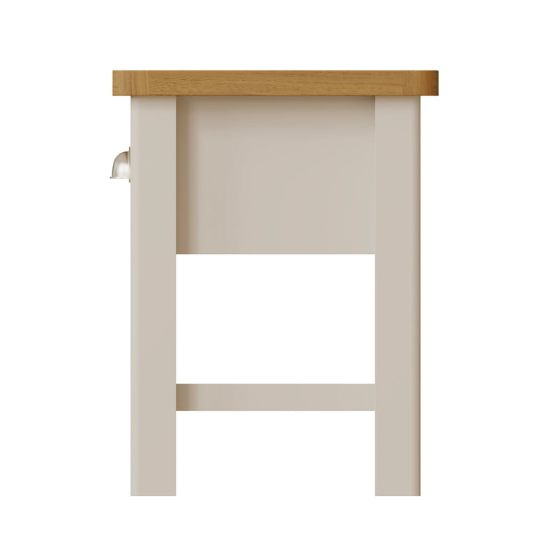 Beverley Dove Grey  Lamp Table 1 Drawer 40 x 36 x 47 cm