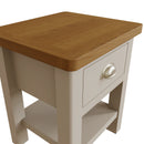 Beverley Dove Grey  Lamp Table 1 Drawer 40 x 36 x 47 cm