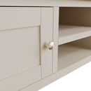 Beverley Dove Grey  TV Unit Large 120 x 38 x 45 cm