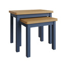 Aldeburgh Blue Nest of 2 Tables 50 x 32 x 50 cm