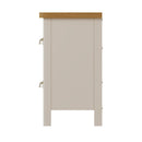 Beverley Dove Grey  Bedside Table with 2 Drawers 35 x 32 x 58 cm