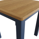 Aldeburgh Blue Fixed Top Table 75 x 75 x 78 cm
