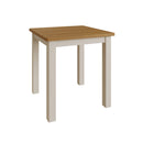 Beverley Dove Grey  Fixed Top Table  75 x 75 x 78 cm