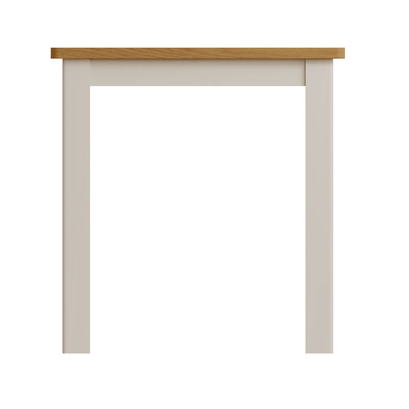 Beverley Dove Grey  Fixed Top Table  75 x 75 x 78 cm