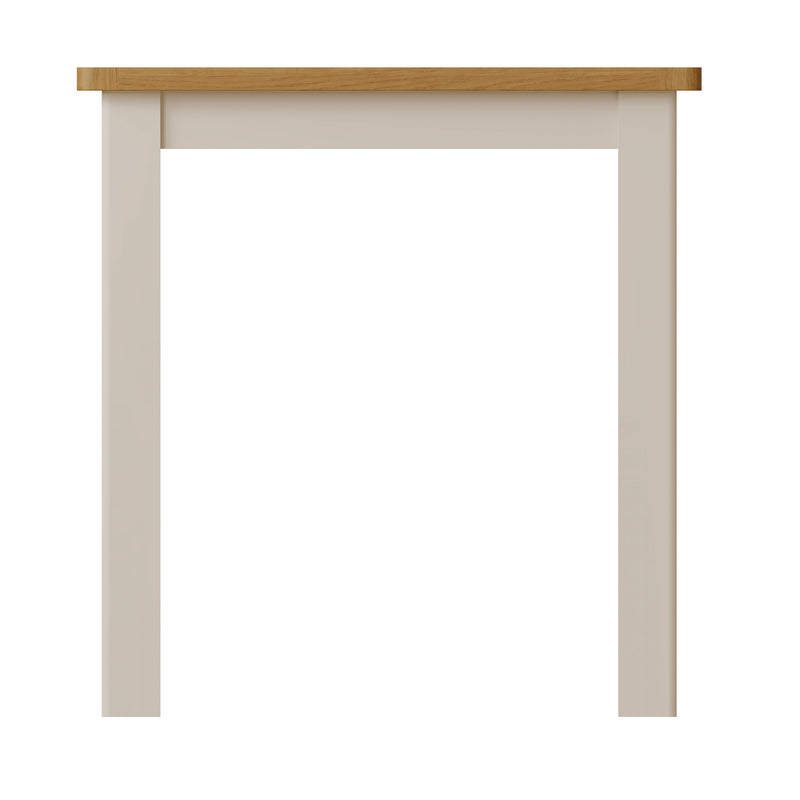 Beverley Dove Grey  Fixed Top Table  75 x 75 x 78 cm