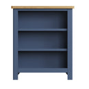 Aldeburgh Blue Bookcase Small Wide 70 x 22 x 82 cm