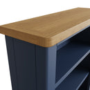 Aldeburgh Blue Bookcase Small Wide 70 x 22 x 82 cm