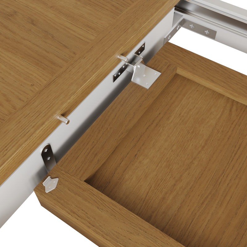 Beverley Dove Grey  Extending Table 1.2m-1.6m 120 x 75 x 78 cm