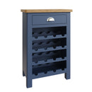 Aldeburgh Blue Wine Cabinet 55 x 30 x 80 cm