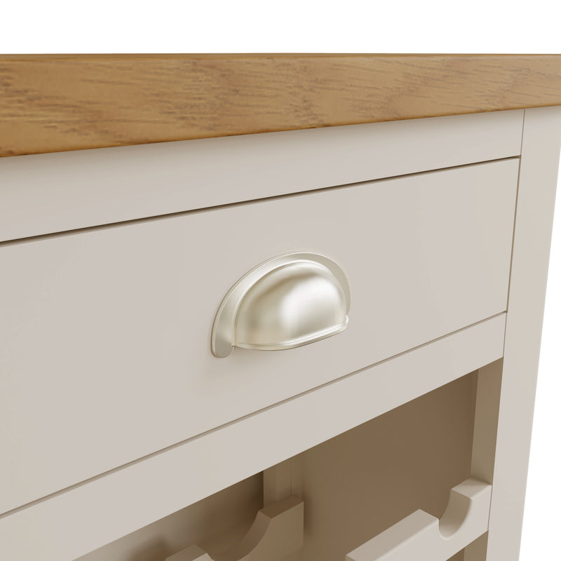 Beverley Dove Grey  Wine Cabinet 55 x 30 x 80 cm