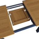 Aldeburgh Blue Extending Table 1.2m-1.6m 120 x 75 x 78 cm