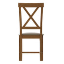 Hemsworth Rustic Oak  Pair of Chairs 42 x 49 x 95.5 cm