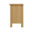 Hemsworth Rustic Oak  Hall Bench 80 x 30 x 50 cm