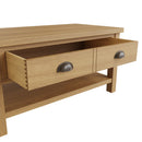 Hemsworth Rustic Oak  Coffee Table Large 90 x 50 x 45 cm