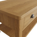 Hemsworth Rustic Oak  Coffee Table Large 90 x 50 x 45 cm