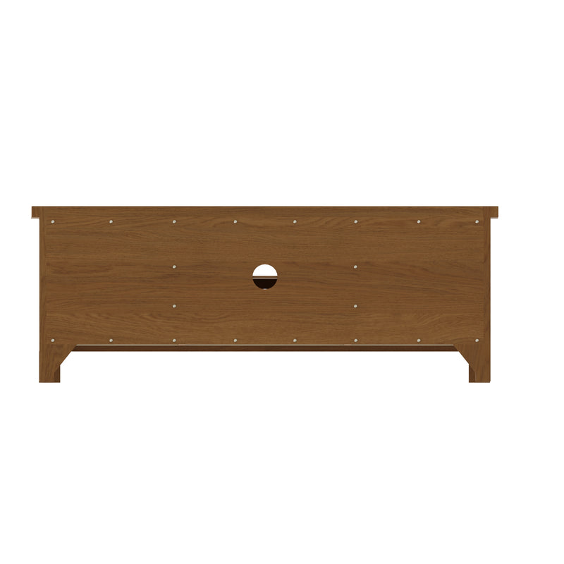 Hemsworth Rustic Oak  TV Unit Large 120 x 38 x 45 cm