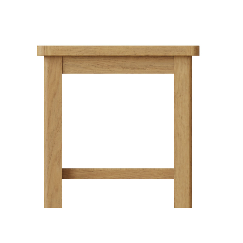 Hemsworth Rustic Oak  Coffee Table Small 80 x 45 x 45 cm