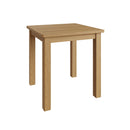 Hemsworth Rustic Oak  Fixed Top Table 75 x 75 x 78 cm