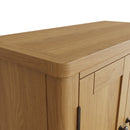 Hemsworth Rustic Oak  Sideboard Small 75 x 34 x 75 cm